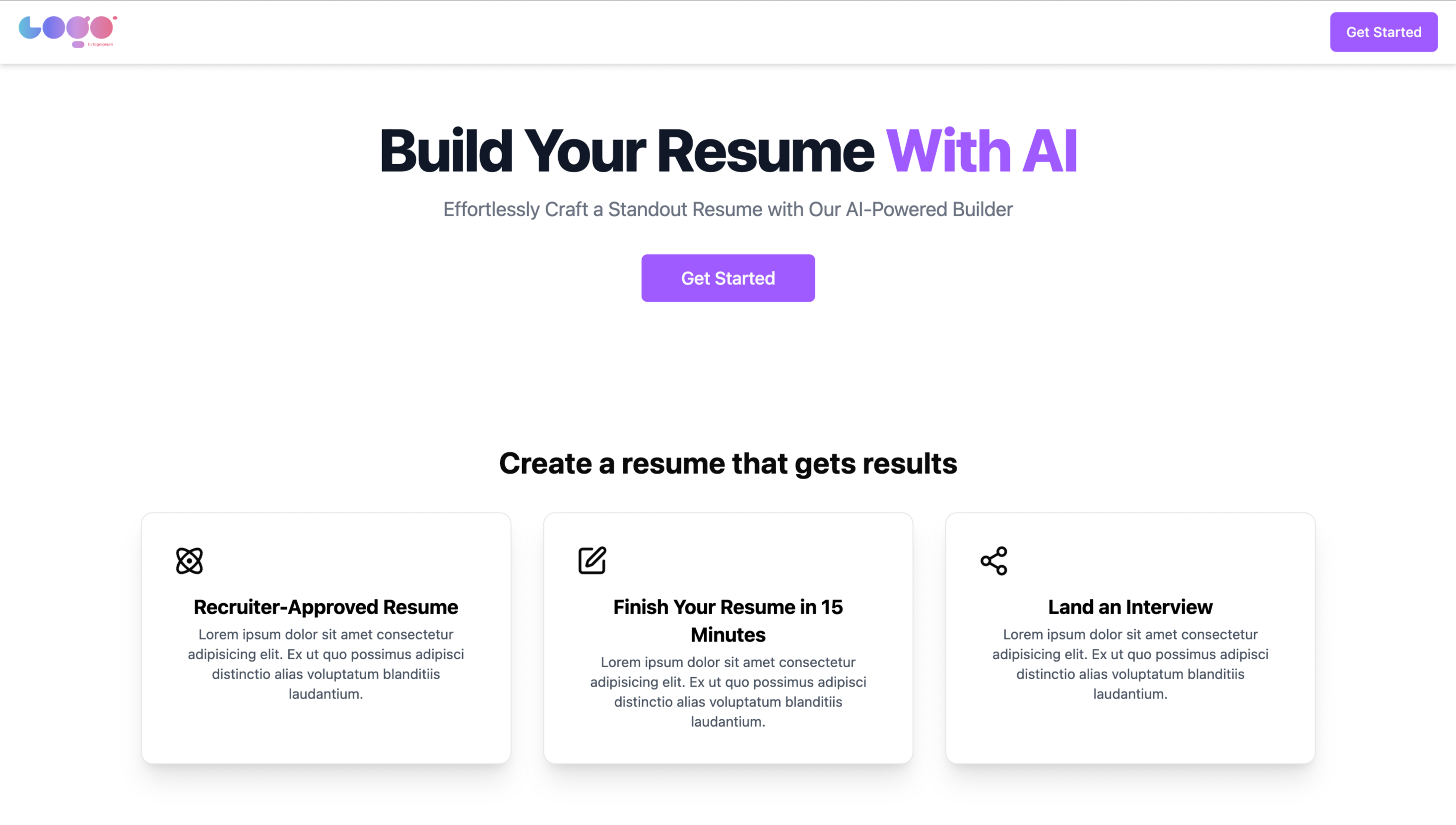 Resume Builder Application